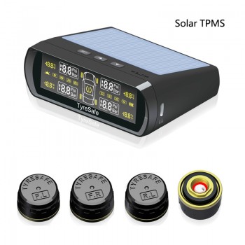 On sale Tyresafe TP200 TPMS with USB socket Tire Tyre Pressure monitoring system monitor Support Bar and PSI