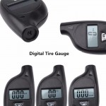 Portable 2-150 PSI Mini Digital Car Auto Tire Pressure Tester Motorcycle Tyre Air Meter Gauge LCD Display Keychain Design
