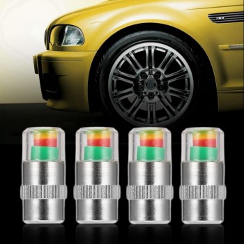 4PCS/lot 2.4Bar 36PSI Car Auto Tire Pressure Monitor Valve Caps Sensor Indicator Alert Diagnostic Tools Kit Tire pressure Alarm