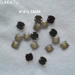 DAKATU 4*4*1.5MM SMD Tactile Push Button Switch Car Keys Remote Key Button Microswitch For Nissan Sunny Tida Hyundai Elantra