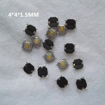 DAKATU 4*4*1.5MM SMD Tactile Push Button Switch Car Keys Remote Key Button Microswitch For Nissan Sunny Tida Hyundai Elantra
