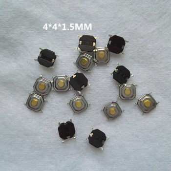 DAKATU 4*4*1.5MM SMD Tactile Push Button Switch Car Keys Remote Key Button Microswitch For Nissan Sunny Tida Hyundai Elantra