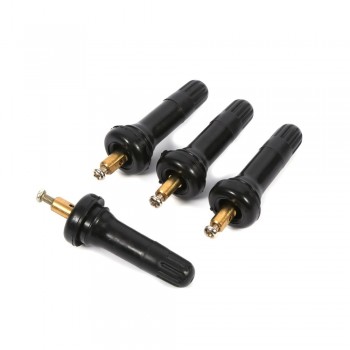 4Pcs TPMS Tire Pressure Monitoring System Anti-explosion Snap In Tire Valve Stems Car Accessories valve caps tpms valve
