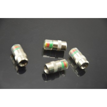 4PCS Car Tire Pressure Monitor System Car Tire Pressure Sensor Alarm Auto Car Tyre Air Valve Cap Air Alert Sensor Universal