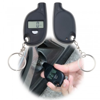Tire pressure gauge Portable Mini keychain Style PSI, Kpa, Bar Pressure Gauge Tire air pressure test Meter digital display