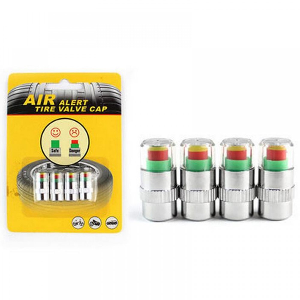 Car air alert tire valve caps tire pressure sensor 2.4bar 36psi  wheel tyre monitor indicator eye alert diagnostic tools kit