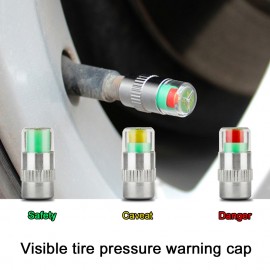 New Universal 2018 4PCS car auto tire pressure monitor tire gage alert sensor indicator valve caps