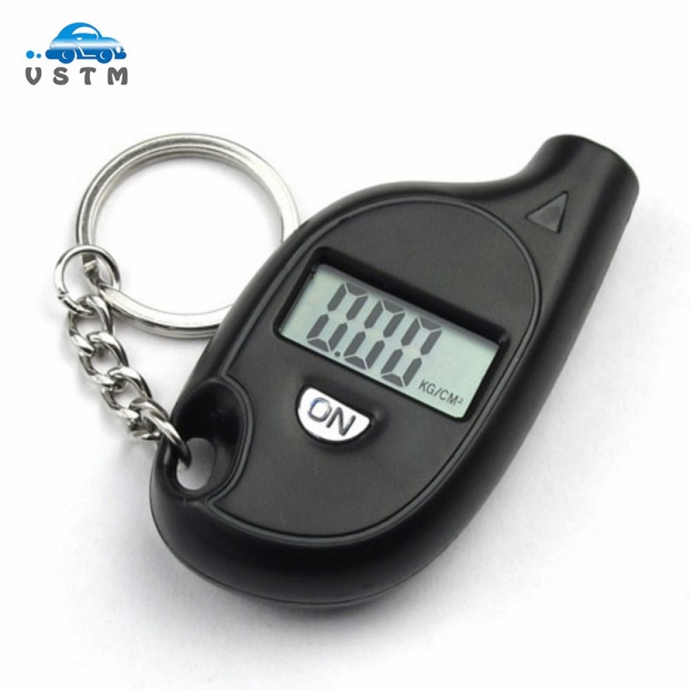 Portable Tire Pressure Mini Keychain Digital LCD 2-150 PSI Tire Tyre Wheel Air Pressure Gauge Tester Procession Tool Monitor New