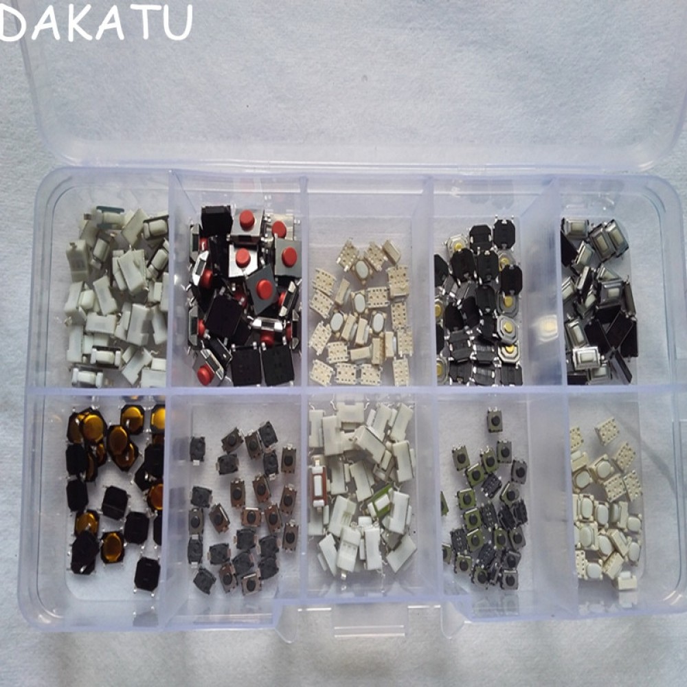 DAKATU 10 Types Tactile Push Button Switch Car Keys Remote Key Button Microswitch For Hyunda Kia VW Toyota Buick
