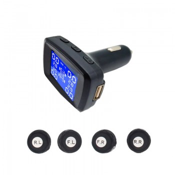 Dealcoo Car TMPS Systems Tire Pressure Monitoring System Tyre Pressure Sensor Tire Pressure Sensor TMPS USB Car Tire Pressure