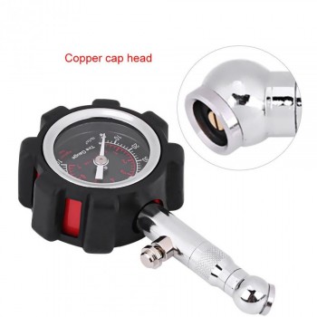 Manual Hand 0 - 100 PSI Tire Air Pressure Gauge Meter Tester Diagnostic Meter Tool Manometer for Car Truck Motorcycle Bike