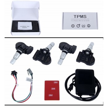 Universal built-in TPMS Car Tire Pressure Monitoring System Car Tire Diagnostic-tool with Mini Inner Sensor