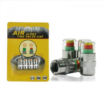4Pcs/Lot 2.0Bar 30PSI Car Motorcycle Tire Pressure Monitor Valve Stem Caps Sensor Indicator Eye Alert Diagnostic Tools Kit