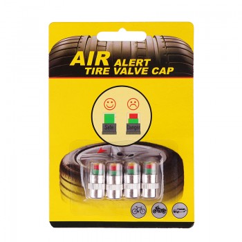 4Pcs/Lot 2.0Bar 30PSI Car Motorcycle Tire Pressure Monitor Valve Stem Caps Sensor Indicator Eye Alert Diagnostic Tools Kit