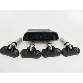 KUNFINE Smart Car TPMS Tyre Pressure Monitoring System Solar Energy TPMS Digital LCD Display Auto Security Alarm Systems