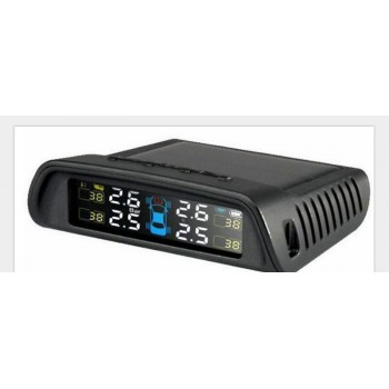 KUNFINE Smart Car TPMS Tyre Pressure Monitoring System Solar Energy TPMS Digital LCD Display Auto Security Alarm Systems