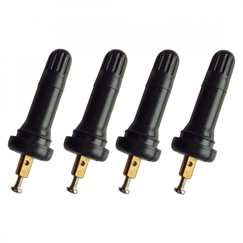 Dewtreetali Hot Sale Sensor Valve Stem 4Pcs TPMS Tire Pressure Monitoring System Anti-explosion Snap In Tire Valve Stems Snap