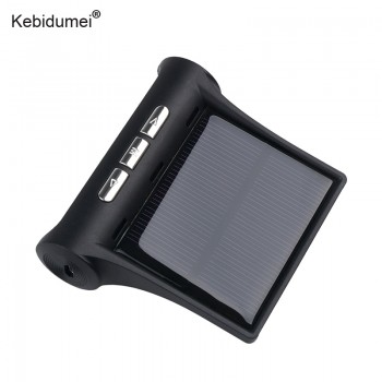 Kebidumei Solar Power Car TPMS Tyre Pressure Monitoring System charging Real-time Monitoring Tire Security Alarm Systems