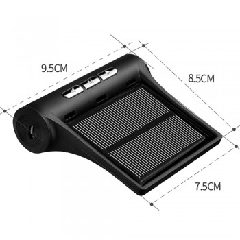 Kebidumei Solar Power Car TPMS Tyre Pressure Monitoring System charging Real-time Monitoring Tire Security Alarm Systems