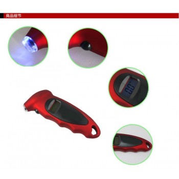 Digital Tire Pressure Gauge with Batteries Simple to Hold and Use with Easy Grip LCD Display PSI 0-100 Car Truck Motor Rvs Bike