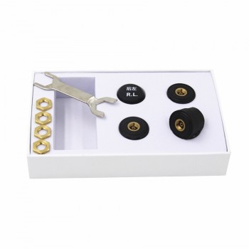 BLE TPMS Wireless 4 Sensors Car Tire Tyre Pressure Monitoring System TPMS Alarm Warning By Bluetooth 4.0 For APP IOS/Android
