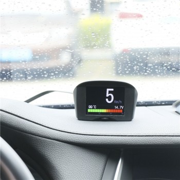 AUTOOL 2.4 Multi-Function Car OBD Smart Digital Meter amp; Alarm Fault Code Water temperature gauge voltage speed meter display
