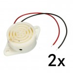 2PC/Lot 95DB Alarm High-decibel 3-24V 12V Electronic Buzzer Beep Alarm Intermittent Continuous Beep for Arduino SFM-27