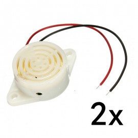 2PC/Lot 95DB Alarm High-decibel 3-24V 12V Electronic Buzzer Beep Alarm Intermittent Continuous Beep for Arduino SFM-27