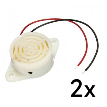 2PC/Lot 95DB Alarm High-decibel 3-24V 12V Electronic Buzzer Beep Alarm Intermittent Continuous Beep for Arduino SFM-27