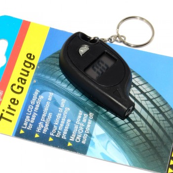 Wholesale Tire Pressure Mini Keychain Digital LCD 2-150 PSI Tire Tyre Wheel Air Pressure Gauge Tester Procession Tool Monitor