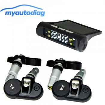 2019 New Arrival Solar Power TPMS Wireless Tire Pressure Monitoring System  for Car SUV MINIBUS Safe Drive with TPMS