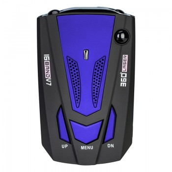 KEMiMOTO Car Radar Detector Auto 360 Degree Vehicle V7 Speed Voice Alert Alarm Warning 16 Band LED Display English Russian