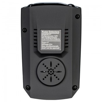 KEMiMOTO Car Radar Detector Auto 360 Degree Vehicle V7 Speed Voice Alert Alarm Warning 16 Band LED Display English Russian
