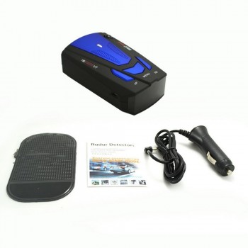 360 Degrees Car Radar Detector 16 Band Voice Alert V7 Security GPS Speed Radar Detector LED Display Red/Blue