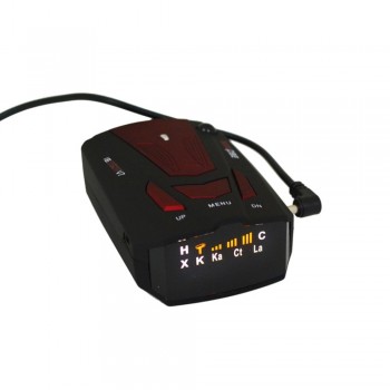 360 Degrees Car Radar Detector 16 Band Voice Alert V7 Security GPS Speed Radar Detector LED Display Red/Blue
