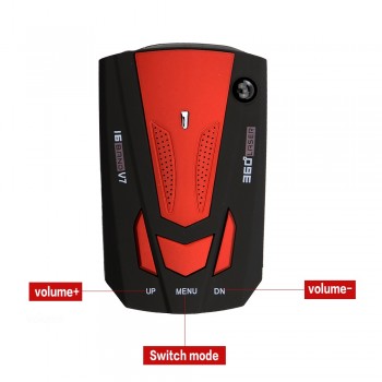 OkeyTech V9/V7/V8 Best Car 360 Degree 16 Band LED Display Anti Radar Detector Speed Voice Alert Warning for Russia / English