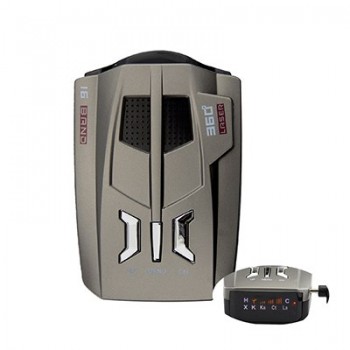 OkeyTech V9/V7/V8 Best Car 360 Degree 16 Band LED Display Anti Radar Detector Speed Voice Alert Warning for Russia / English