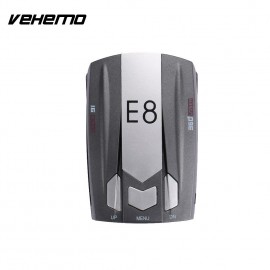 Vehemo E8 360 Degrees Car Radar Full Band Scanning Detector Tracker Universal Speed Control Detector Vehicle Speed Control
