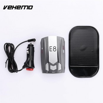 Vehemo E8 360 Degrees Car Radar Full Band Scanning Detector Tracker Universal Speed Control Detector Vehicle Speed Control