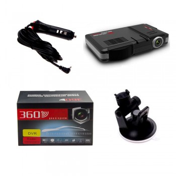 2 in 1 Car DVR Anti Radar Detector 2.0 Inchs TFT 1080P HD Motion Detection G-sensor dash cam 150 degree lens free shipping