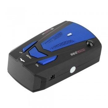 12V 360 Degree Car Voice Alert Radar Detector V7 Anti-police Radar Speed Detector with 16 Band LED Display English/Russian