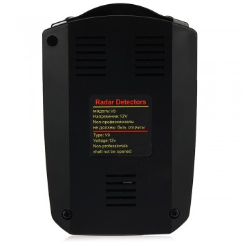 V9 Car Trucker Speed 360 Degrees Vehicle Radar Detector Voice Alert Warning 16 Band Auto LED Display English / Russian version
