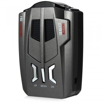 V9 Car Trucker Speed 360 Degrees Vehicle Radar Detector Voice Alert Warning 16 Band Auto LED Display English / Russian version
