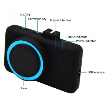 BEESCLOVER Car Fatigue Warning Alarm Device Head Up Driving Safe System Real time fatigue driving alarm Smart Anti Sleep Monitor