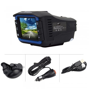 OkeyTech Best 2 In 1 Anti Laser Car Radar Detector G-sensor DVR Camera Recorder Russianamp;English Version