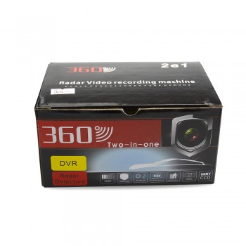 OkeyTech Best 2 In 1 Anti Laser Car Radar Detector G-sensor DVR Camera Recorder Russianamp;English Version