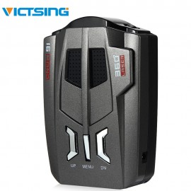 VicTsing V9 Car Speed Voice Alert English Russian Radar Detector Trucker Car Radar Detector 2018 V9 Speed Control Detector