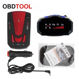Car Radar Detector Auto 360 Degree Vehicle V7 Speed Voice Alert Laser Alarm Warning 16 Band LED Display Alarm Systems Security