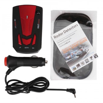 Car Radar Detector Auto 360 Degree Vehicle V7 Speed Voice Alert Laser Alarm Warning 16 Band LED Display Alarm Systems Security