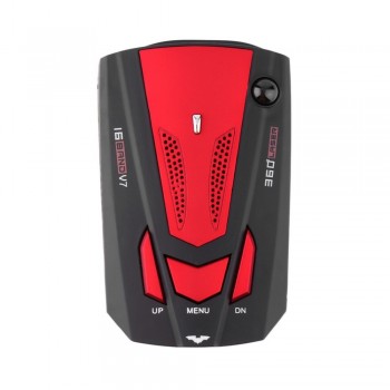 Car Radar Detector Auto 360 Degree Vehicle V7 Speed Voice Alert Laser Alarm Warning 16 Band LED Display Alarm Systems Security
